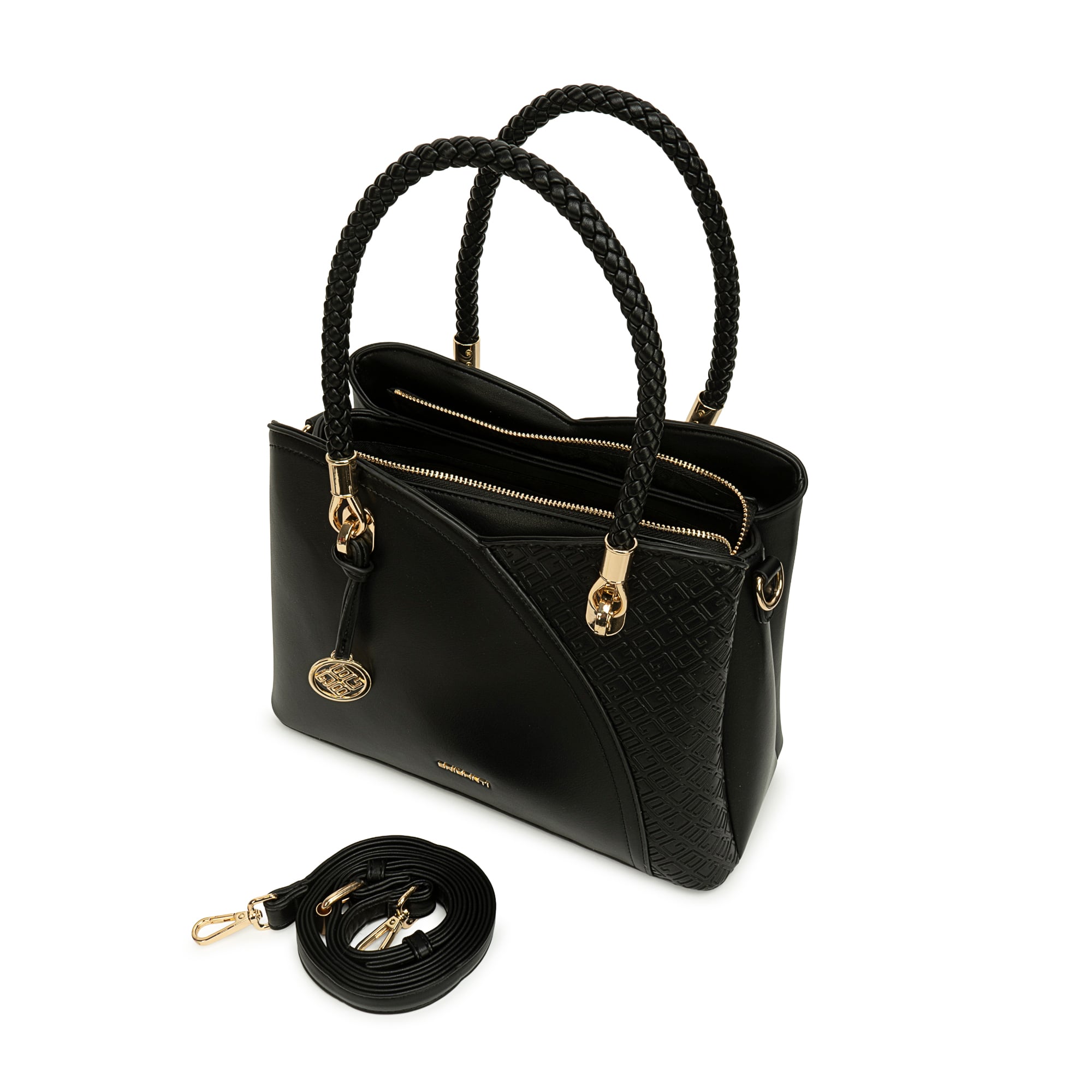 CARTERA SMALL SATCHEL BRI-CS2624 NEGRO BRIGANTI - 4