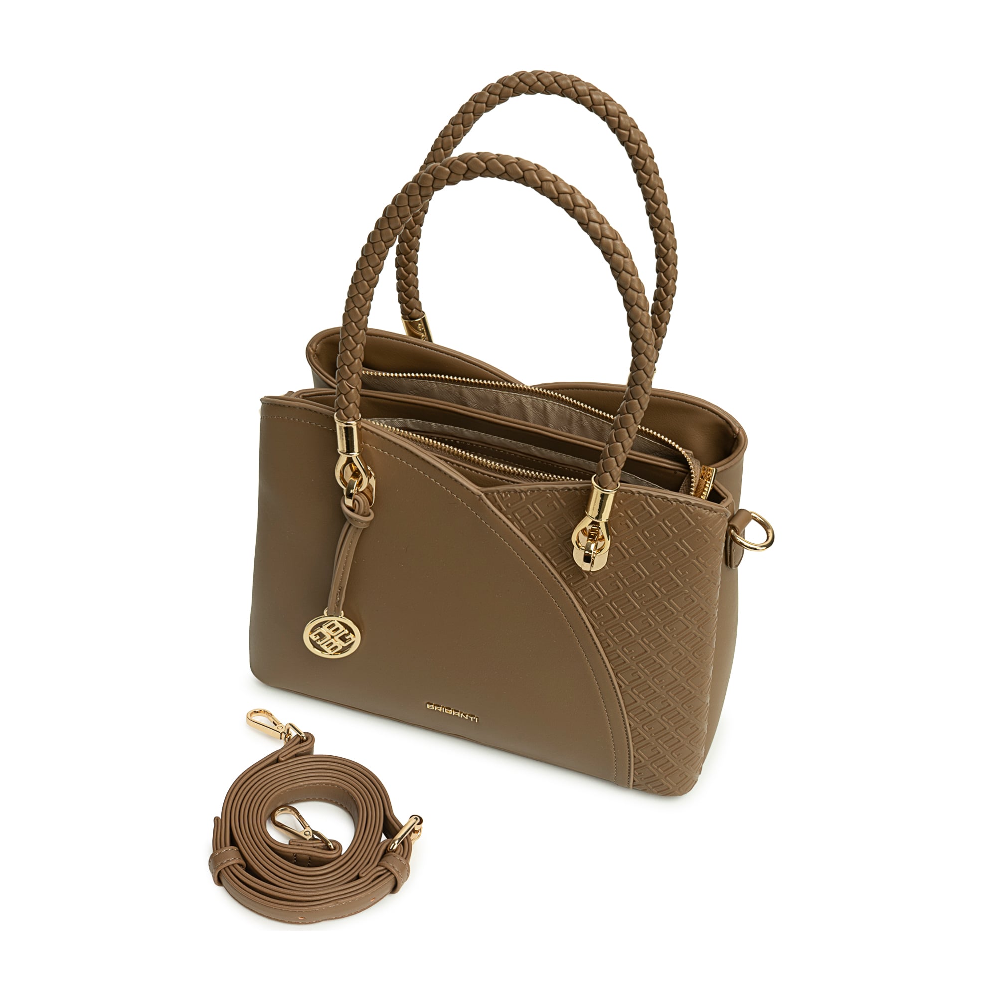 CARTERA SMALL SATCHEL BRI-CS2624 HUES/VISON BRIGANTI - 4