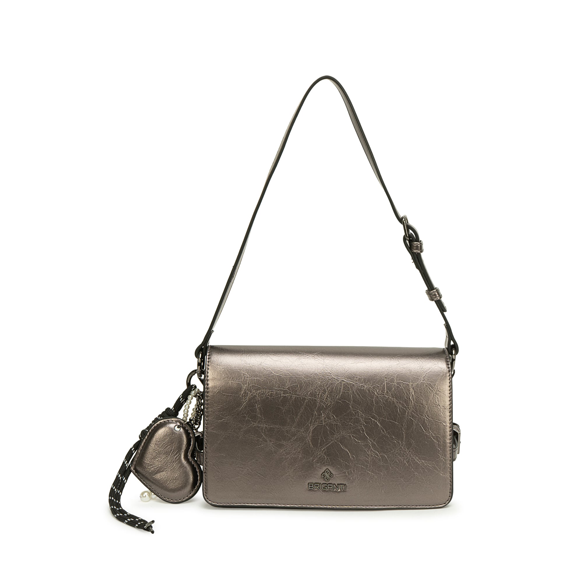 MORRAL MORRAL SHOULDER BAG BRI-MO2610 PLATA/QUEM BRIGANTI - 1