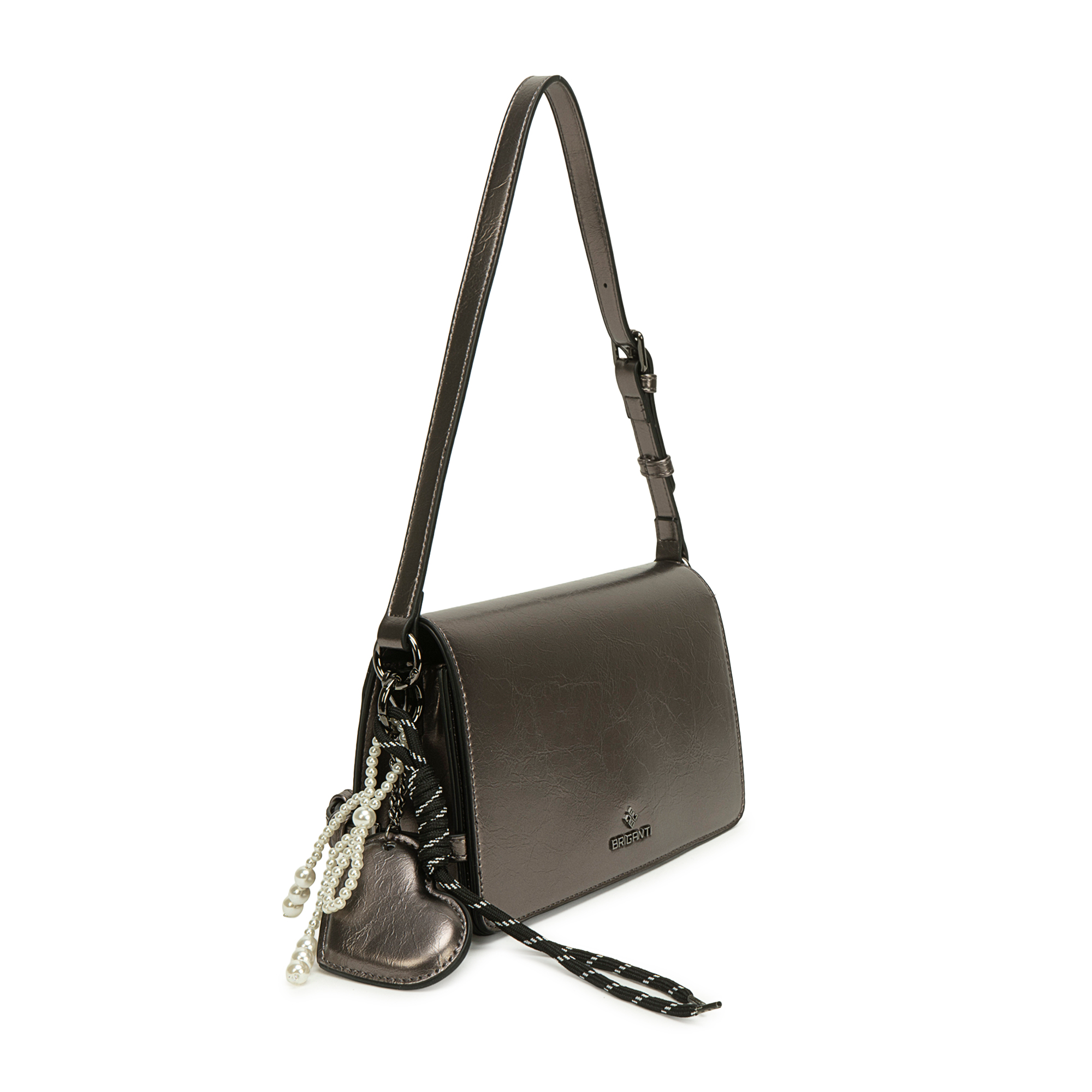 MORRAL MORRAL SHOULDER BAG BRI-MO2610 PLATA/QUEM BRIGANTI - 3