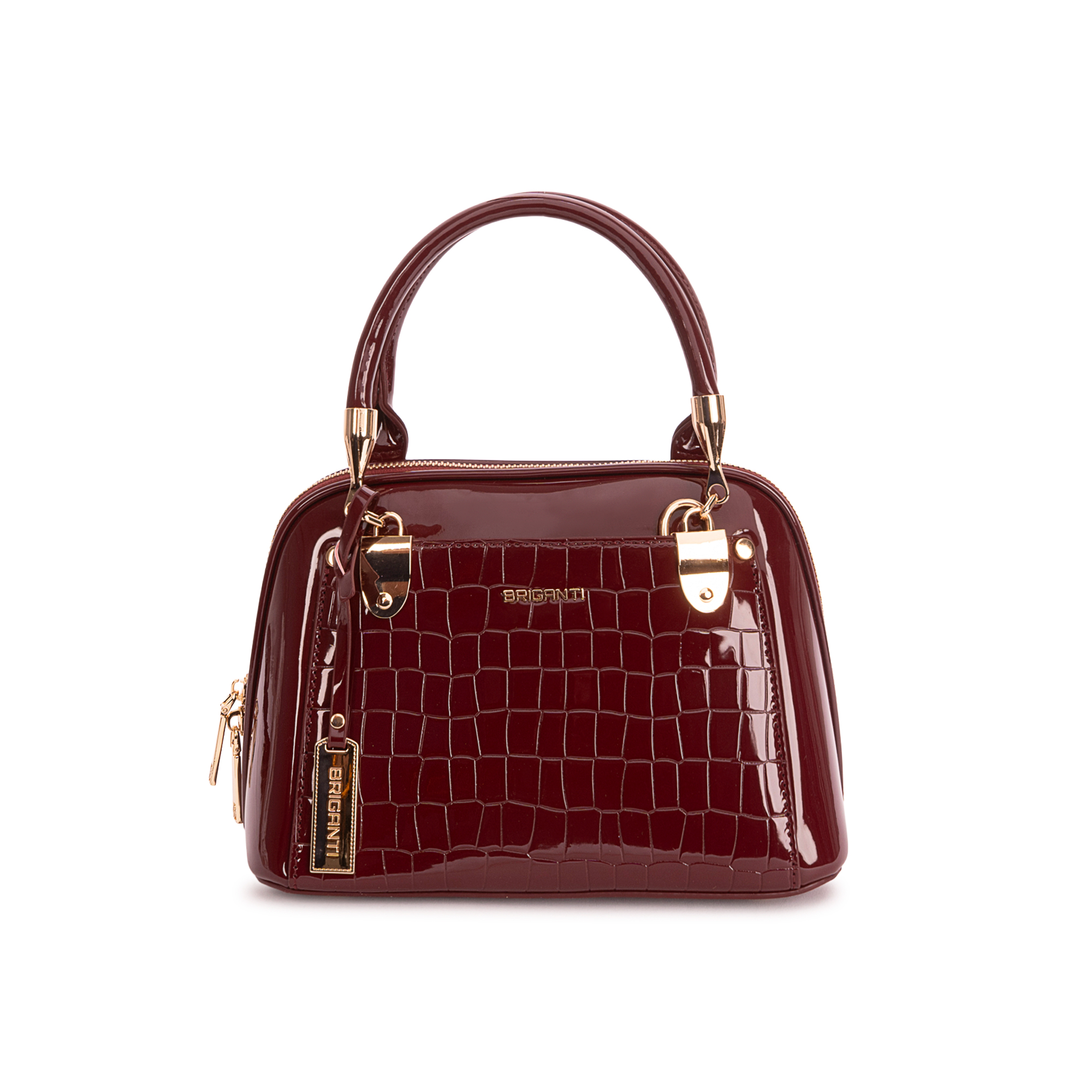 CARTERA MINI SATCHEL BRI-CM2620 VINO BRIGANTI - 1