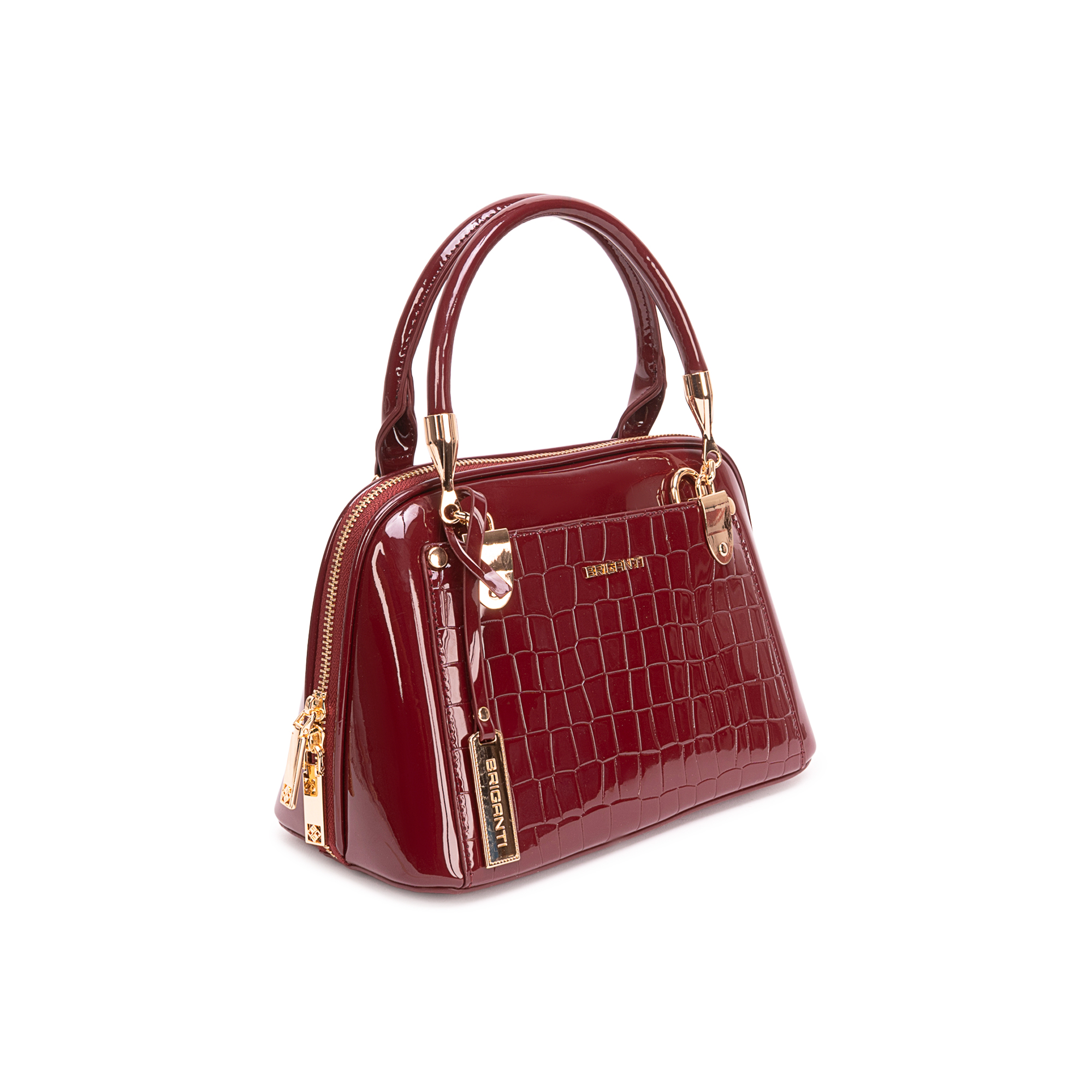 CARTERA MINI SATCHEL BRI-CM2620 VINO BRIGANTI - 3