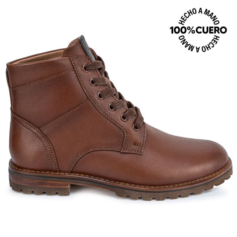 BOTIN DERBY CASUAL RICARDO-2609 TOFFE CUERO VIALE HOMME - 1
