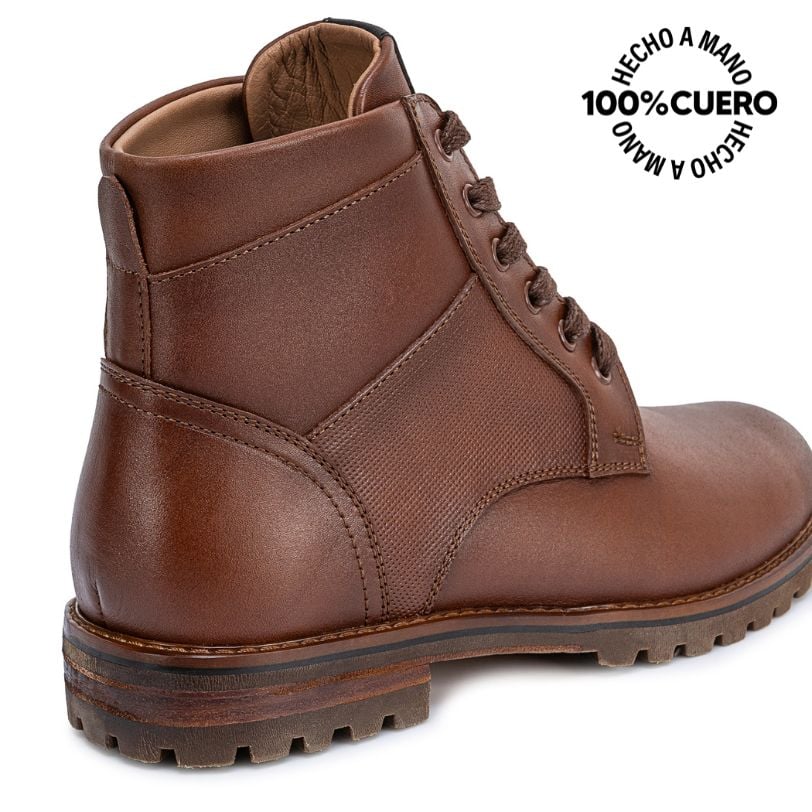 BOTIN DERBY CASUAL RICARDO-2609 TOFFE CUERO VIALE HOMME - 3