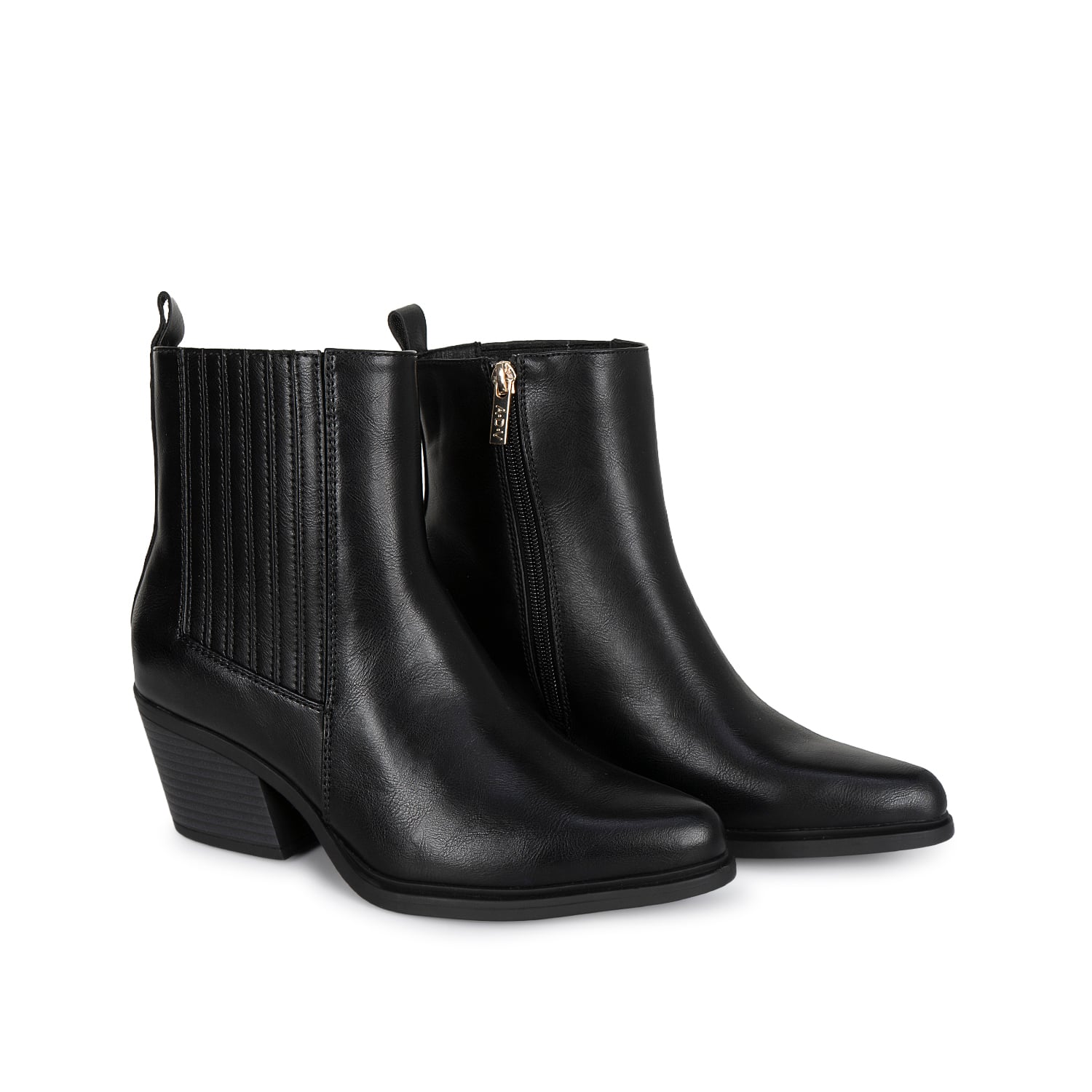 BOTIN JODHPUR CASUAL DAVI-2613 NEGRO SINTETICO ANN D VIAN - 4