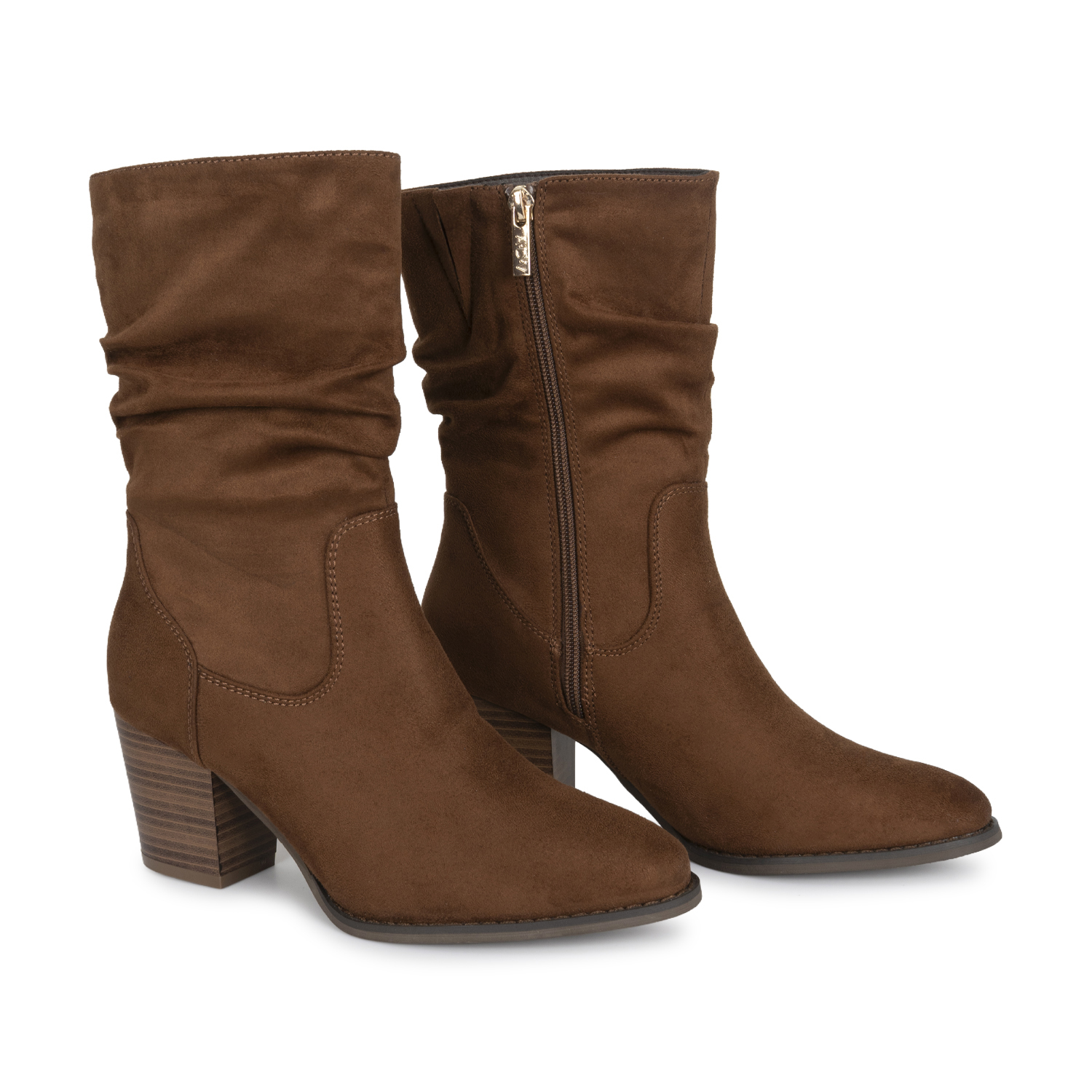 BOTIN JODHPUR CASUAL DAVI-2612 NATURAL SINTETICO ANN D VIAN - 4