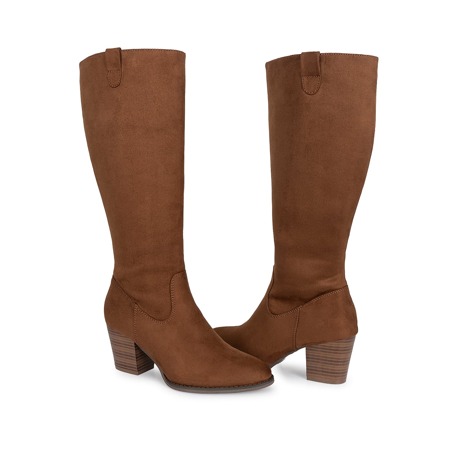 BOTA ALTA JODHPUR CASUAL DAVI-2603 NATURAL SINTETICO ANN D VIAN - 2