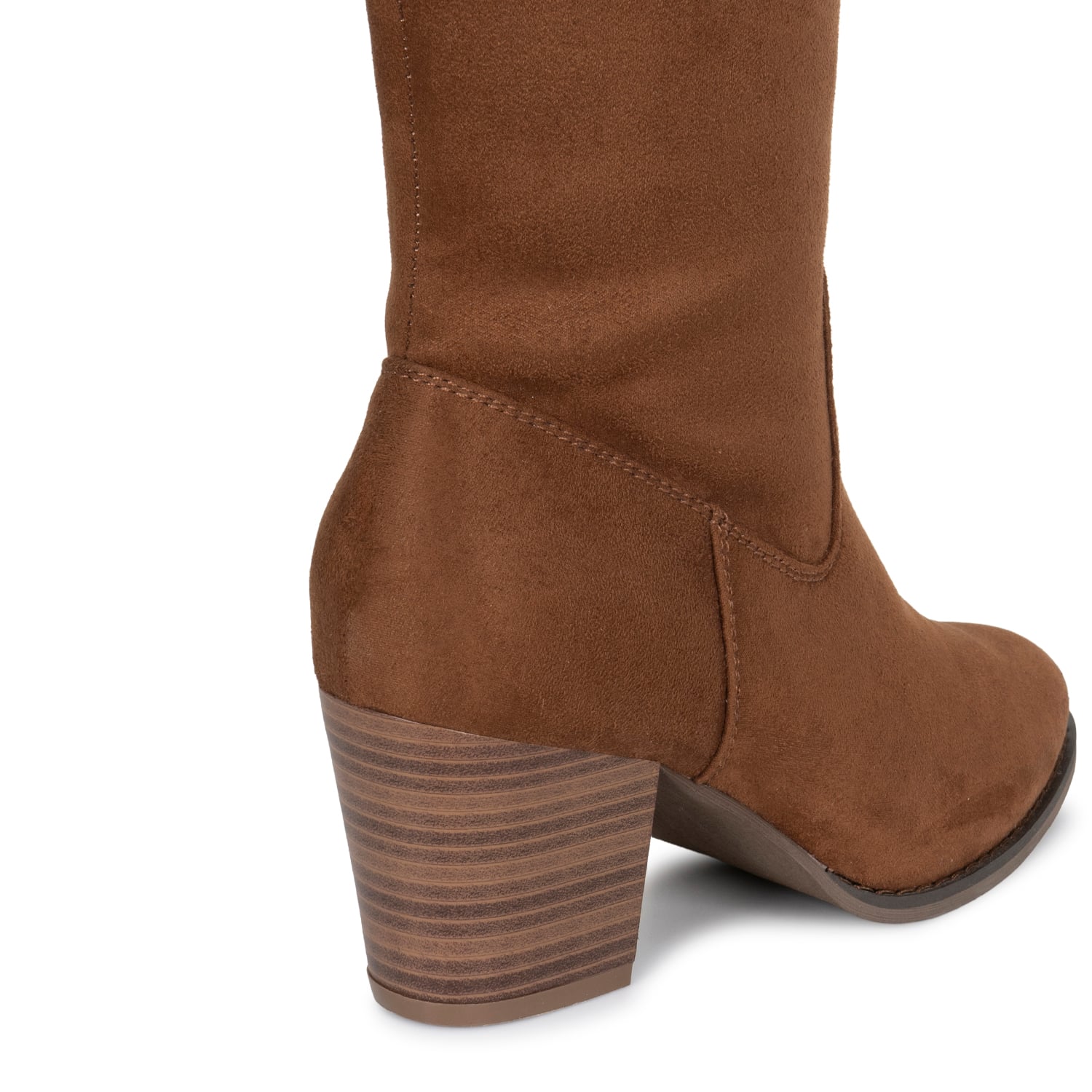 BOTA ALTA JODHPUR CASUAL DAVI-2603 NATURAL SINTETICO ANN D VIAN - 3
