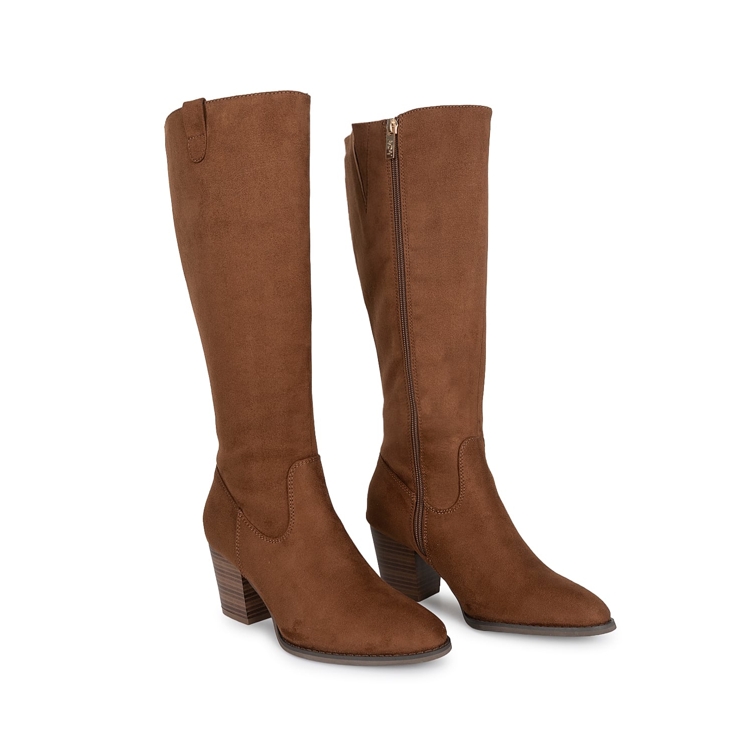 BOTA ALTA JODHPUR CASUAL DAVI-2603 NATURAL SINTETICO ANN D VIAN - 4