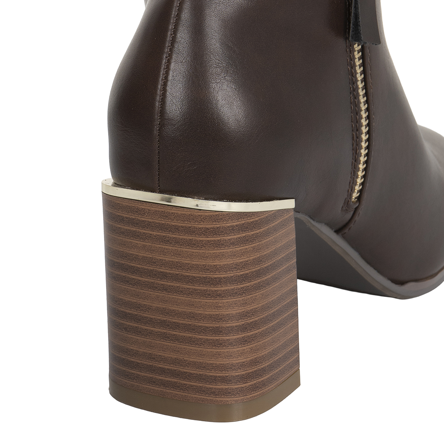 BOTIN JODHPUR CASUAL DAVI-2608 MARRON SINTETICO ANN D VIAN - 3