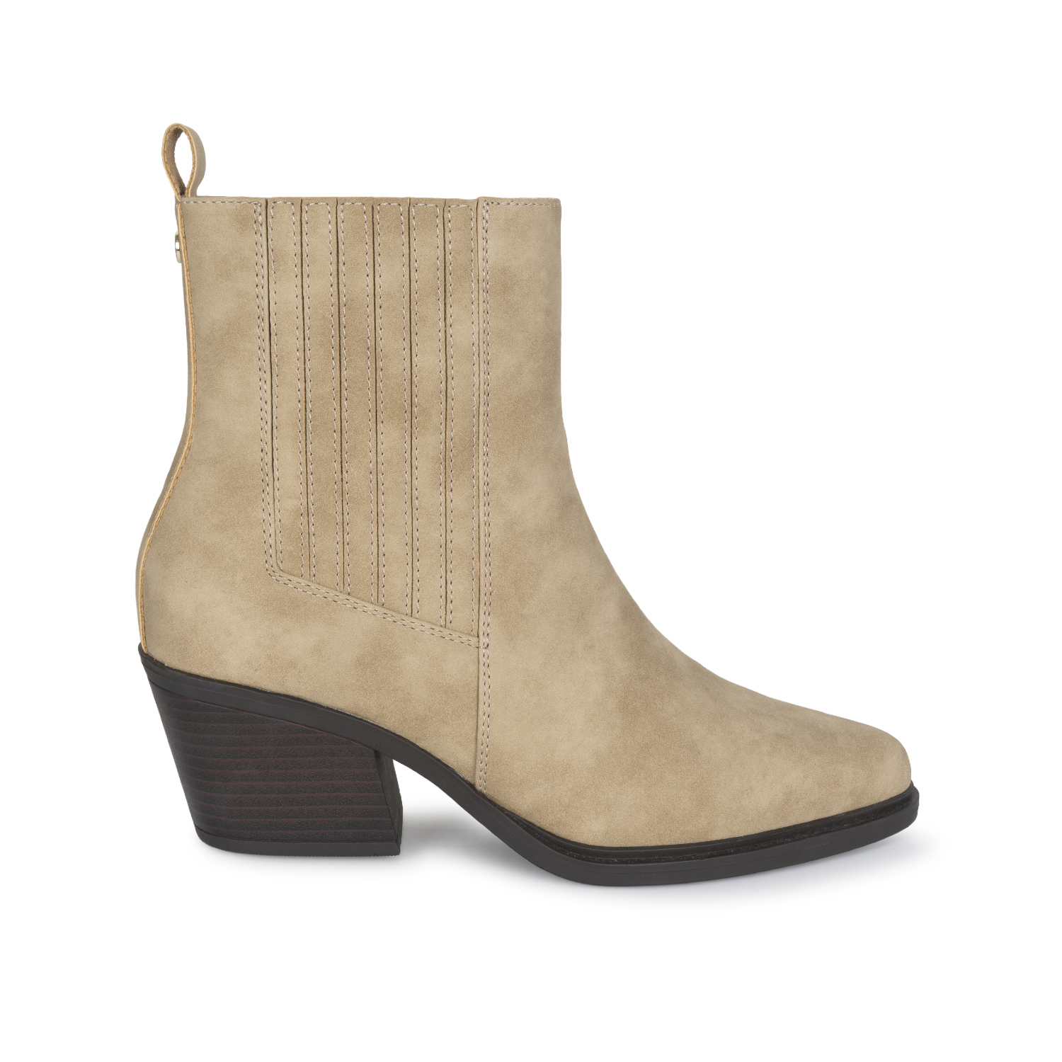 BOTIN JODHPUR CASUAL DAVI-2613 BEIGE SINTETICO ANN D VIAN - 2