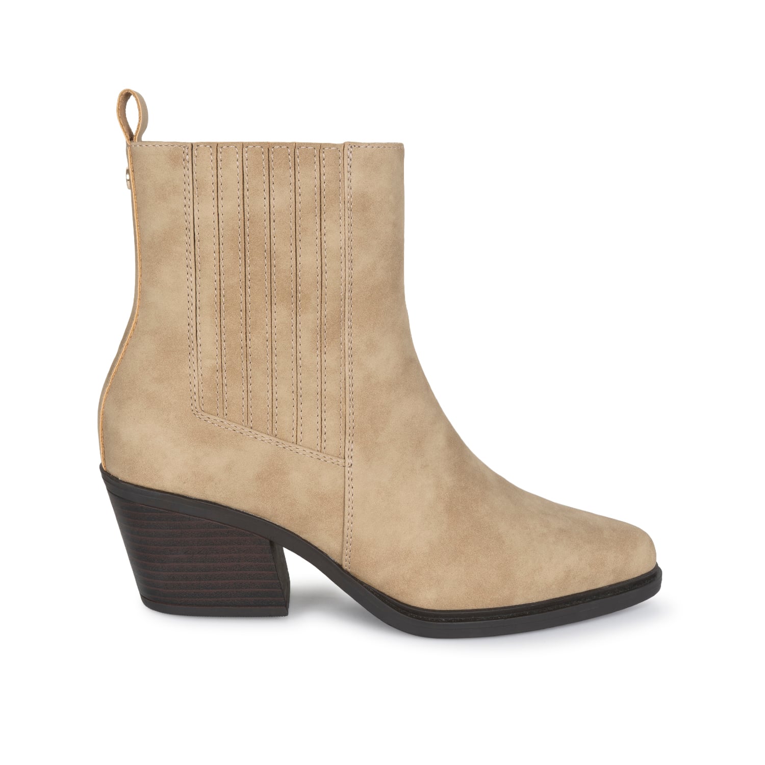 BOTIN JODHPUR CASUAL DAVI-2613 BEIGE SINTETICO ANN D VIAN - 2