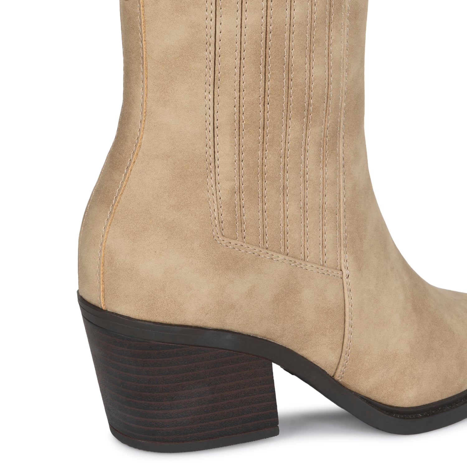 BOTIN JODHPUR CASUAL DAVI-2613 BEIGE SINTETICO ANN D VIAN - 4
