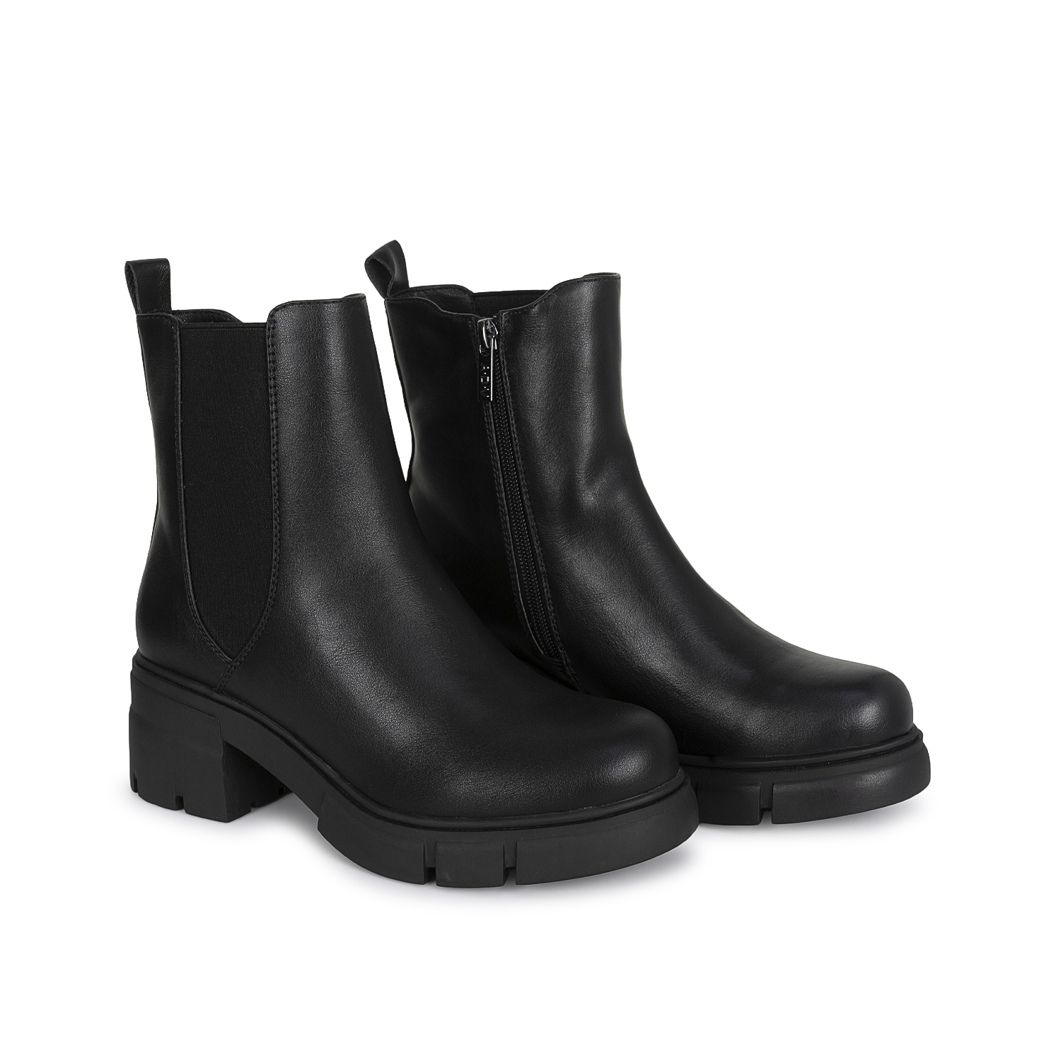 BOTIN CHELSEA CASUAL DAVI-2616 NEGRO SINTETICO ANN D VIAN - 4