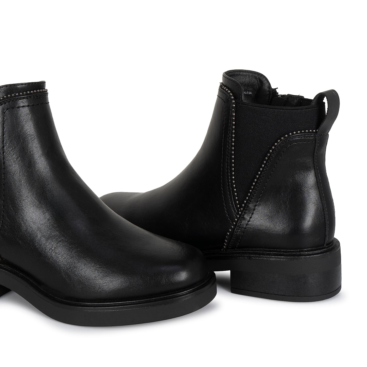 BOTIN CHELSEA CASUAL DAVI-2617 NEGRO SINTETICO ANN D VIAN - 2