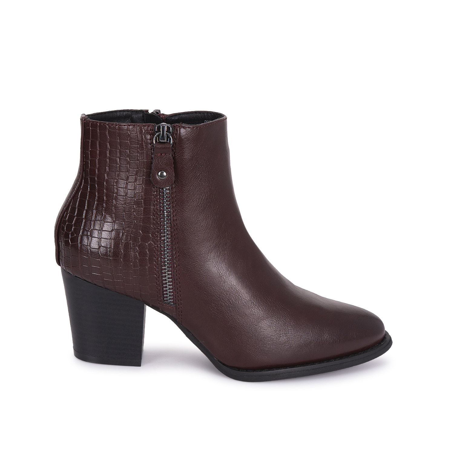 BOTIN JODHPUR CASUAL DAVI-2611 CHERRY SINTETICO ANN D VIAN - 1