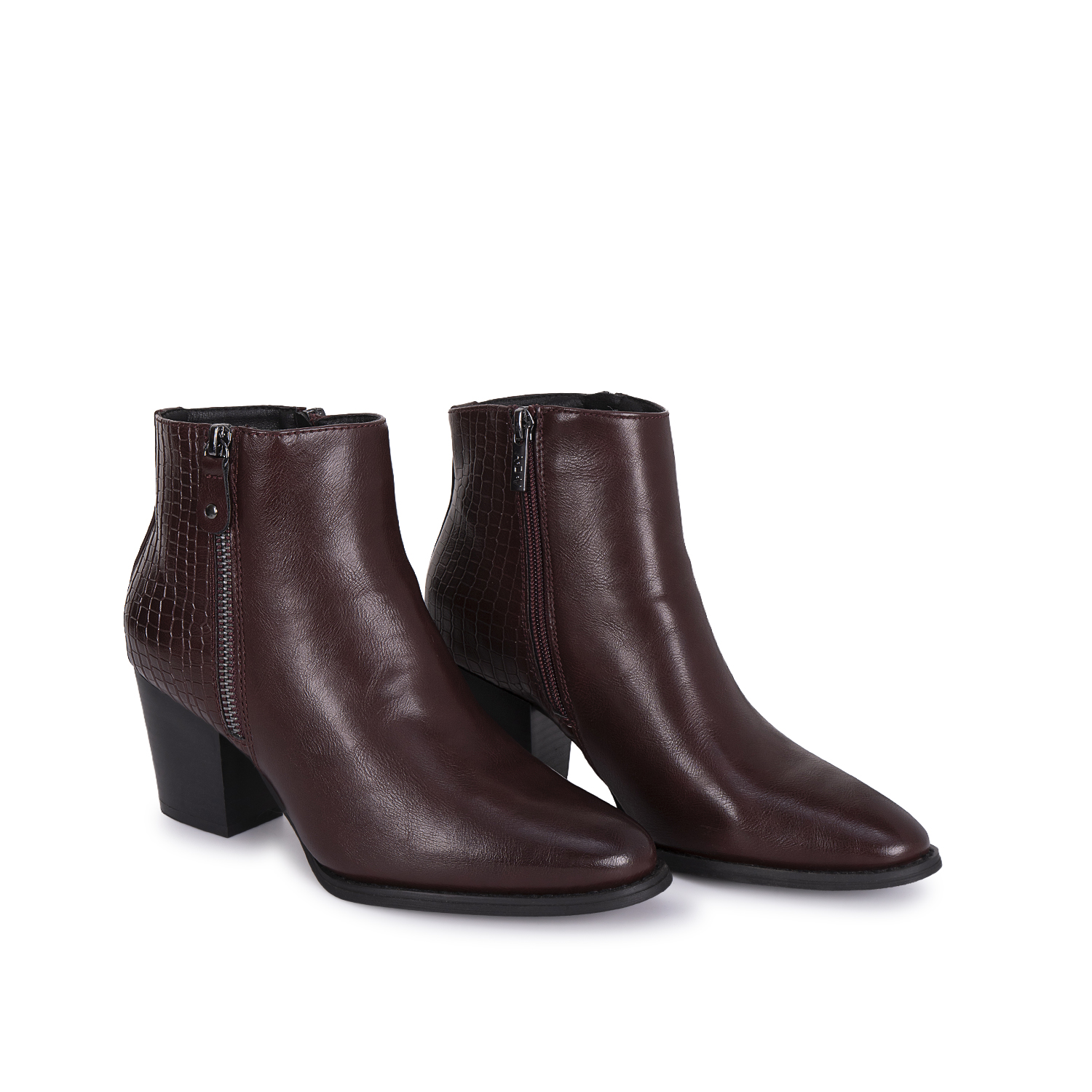 BOTIN JODHPUR CASUAL DAVI-2611 CHERRY SINTETICO ANN D VIAN - 4