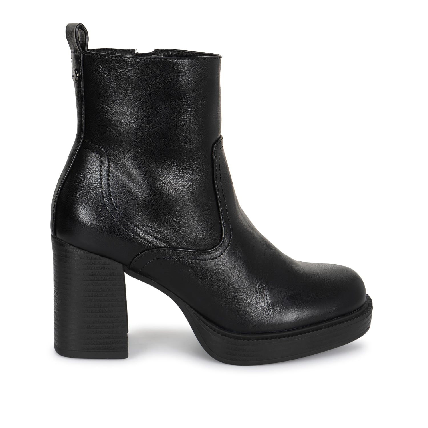 BOTIN JODHPUR CASUAL DAVI-2610 NEGRO SINTETICO ANN D VIAN - 1
