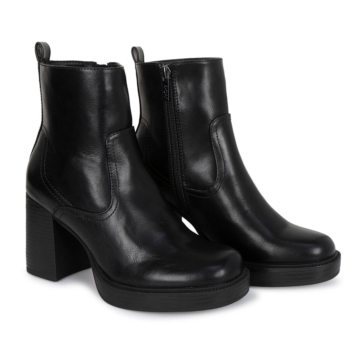 BOTIN JODHPUR CASUAL DAVI-2610 NEGRO SINTETICO ANN D VIAN - 4