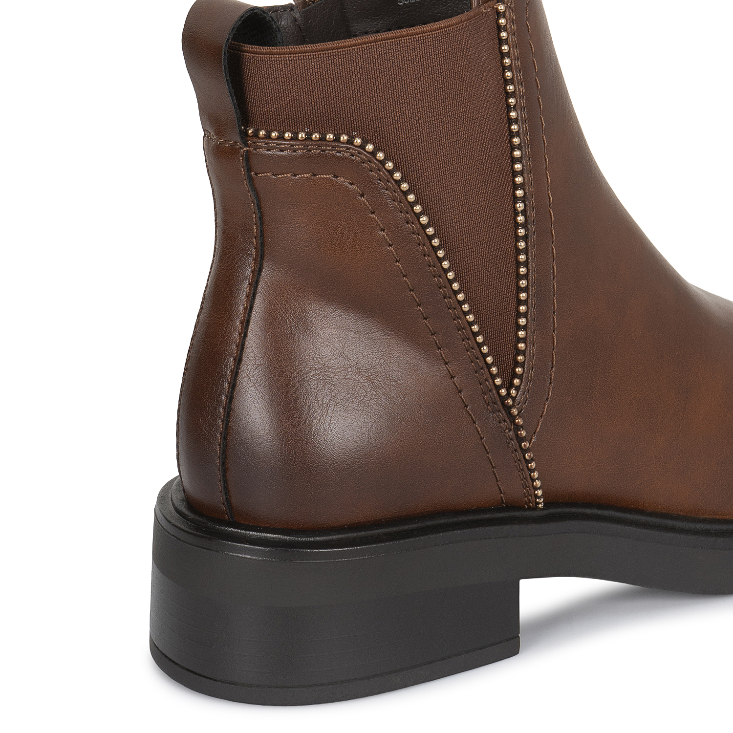 BOTIN CHELSEA CASUAL DAVI-2617 NATURAL SINTETICO ANN D VIAN - 3
