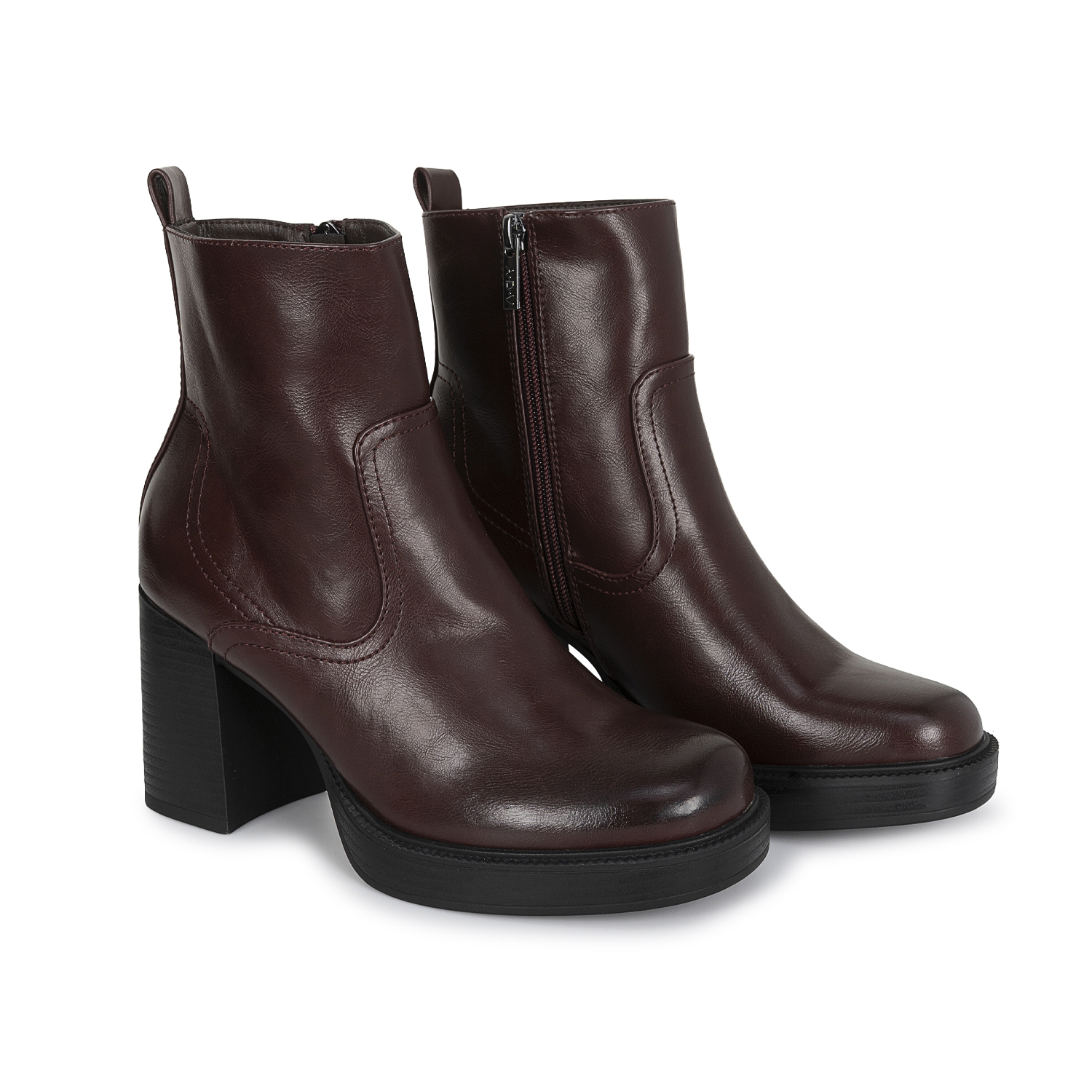 BOTIN JODHPUR CASUAL DAVI-2610 CHERRY SINTETICO ANN D VIAN - 4