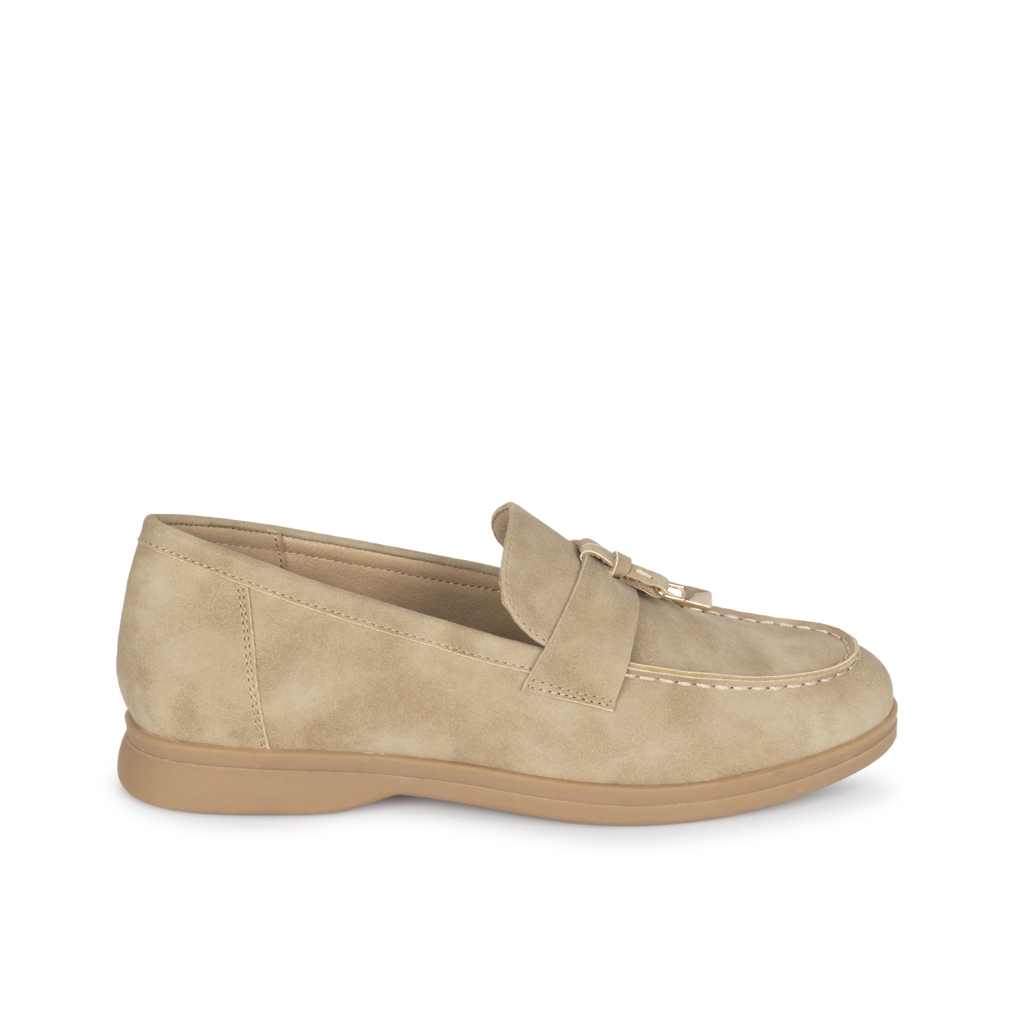 ZAPATO MOCASÍN CASUAL ELI-2612 VISON SINTETICO ANN D VIAN - 1