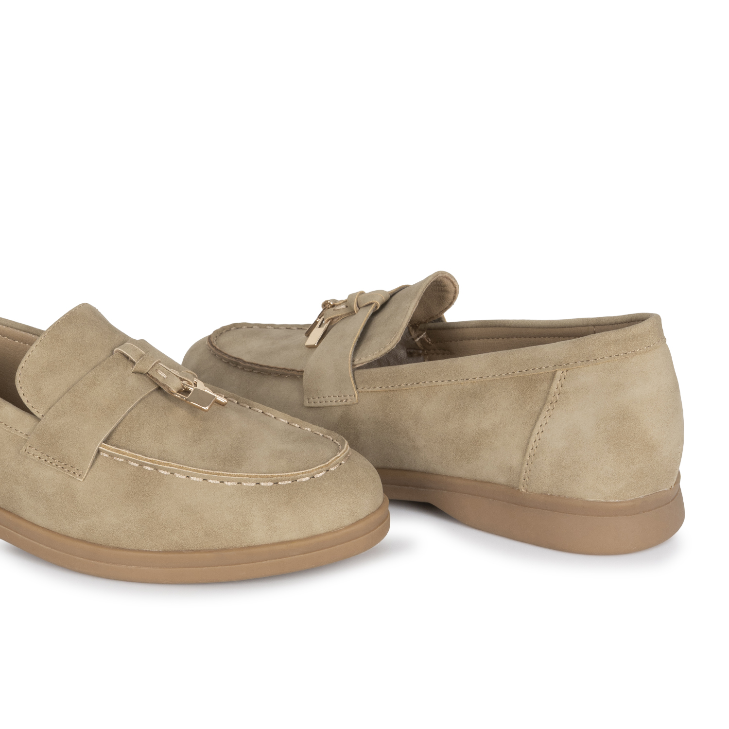 ZAPATO MOCASÍN CASUAL ELI-2612 VISON SINTETICO ANN D VIAN - 2