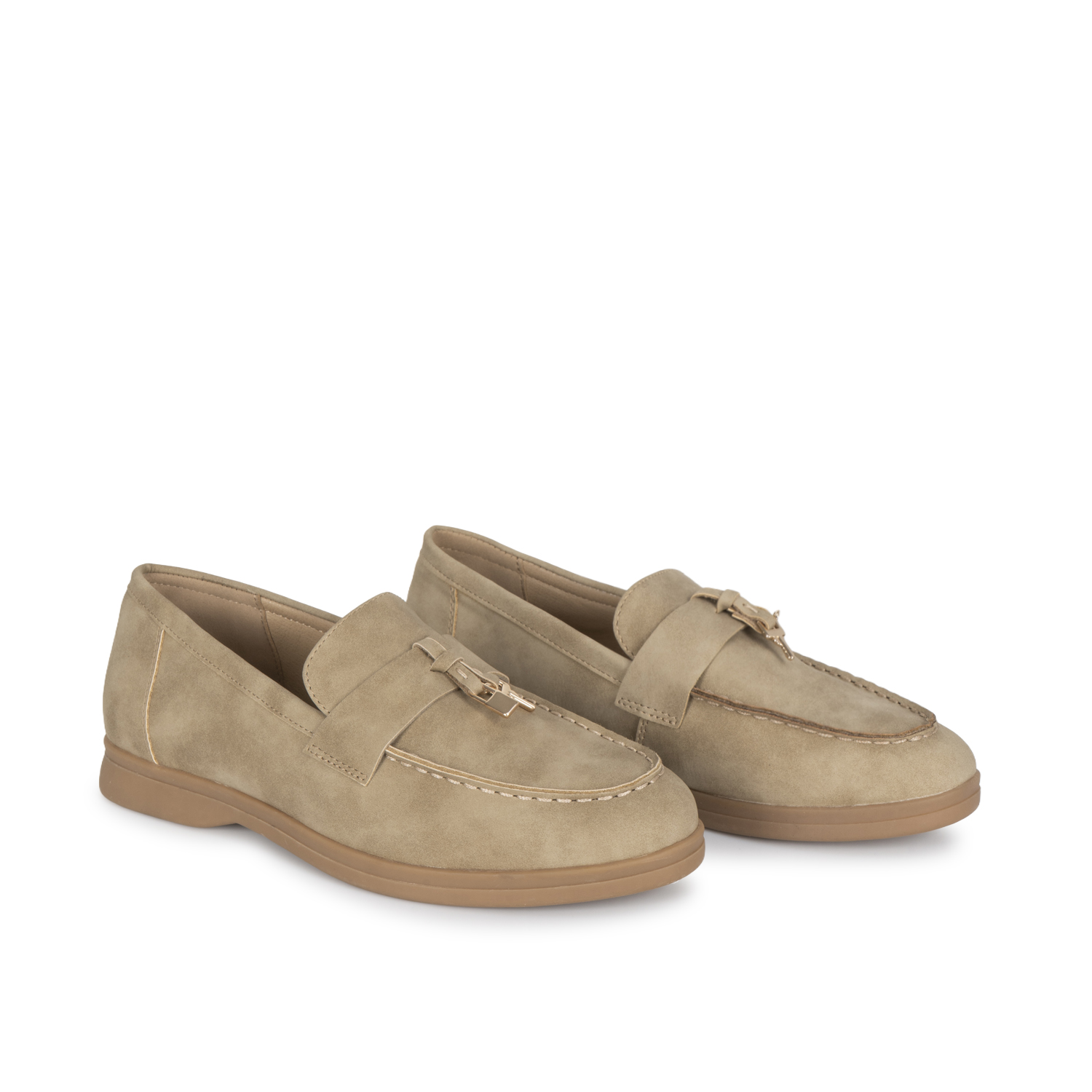 ZAPATO MOCASÍN CASUAL ELI-2612 VISON SINTETICO ANN D VIAN - 4