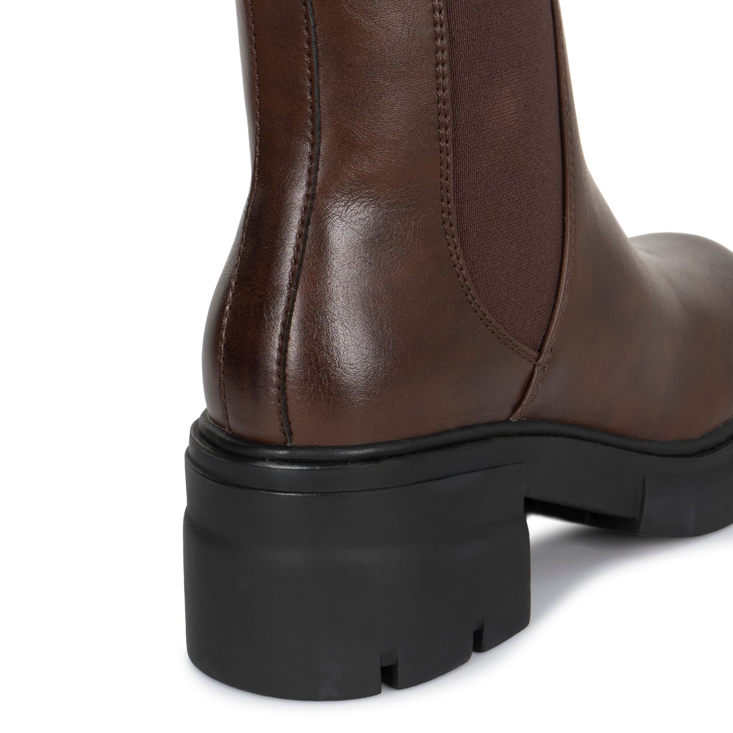 BOTIN CHELSEA CASUAL DAVI-2616 CAFE SINTETICO ANN D VIAN - 3