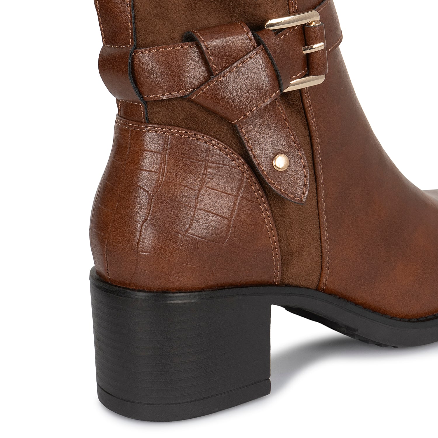 BOTIN JODHPUR CASUAL DAVI-2618 NATURAL SINTETICO ANN D VIAN - 3