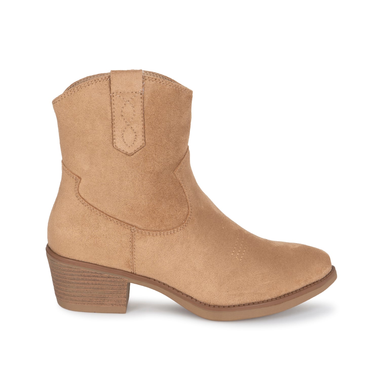 BOTIN TEXANA CASUAL DAVI-2614 VISON SINTETICO ANN D VIAN - 1