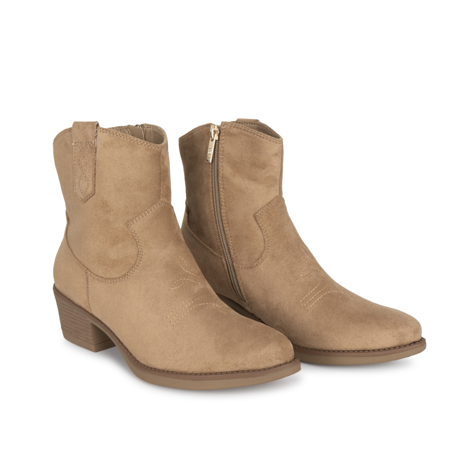 BOTIN TEXANA CASUAL DAVI-2614 VISON SINTETICO ANN D VIAN - 4