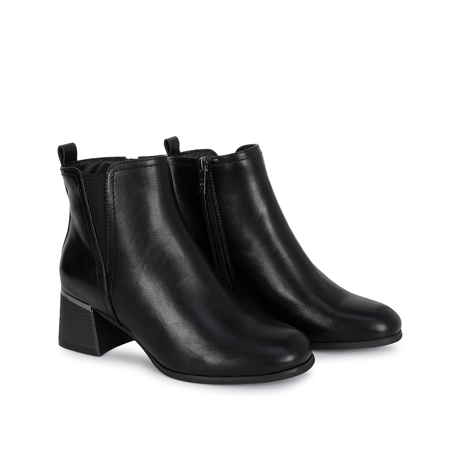 BOTIN JODHPUR CASUAL DAVI-2607 NEGRO SINTETICO ANN D VIAN - 4