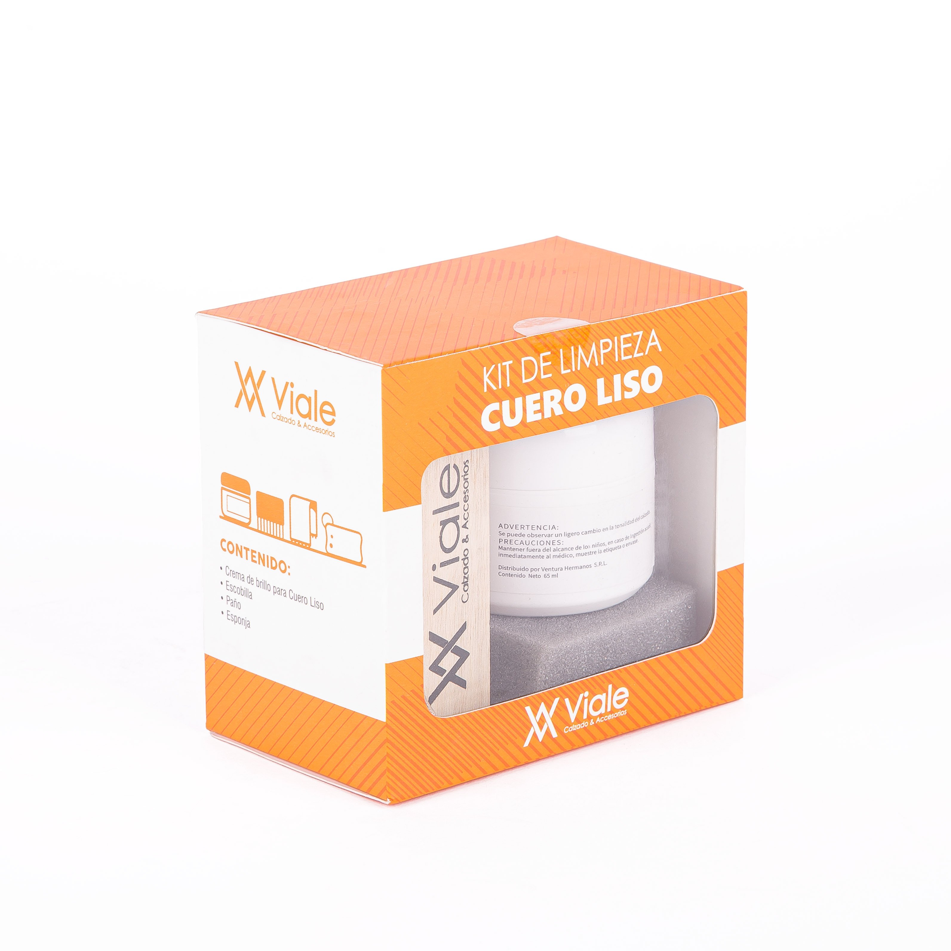 KIT DE LIMPIEZA PARA CUERO LISO VIALE - 1