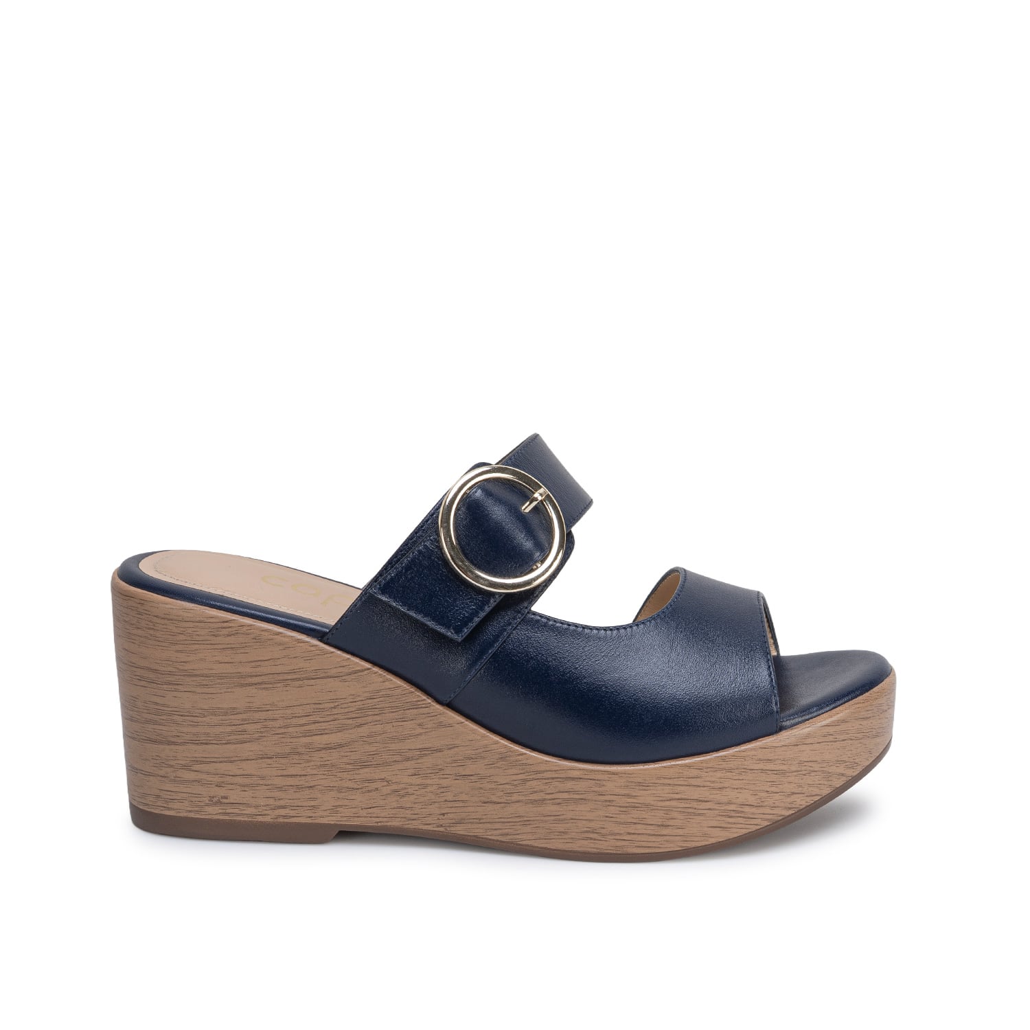 SANDALIA SLIDE CASUAL LINDA-2713 PATRIO/BL VIALE CUERO - 1