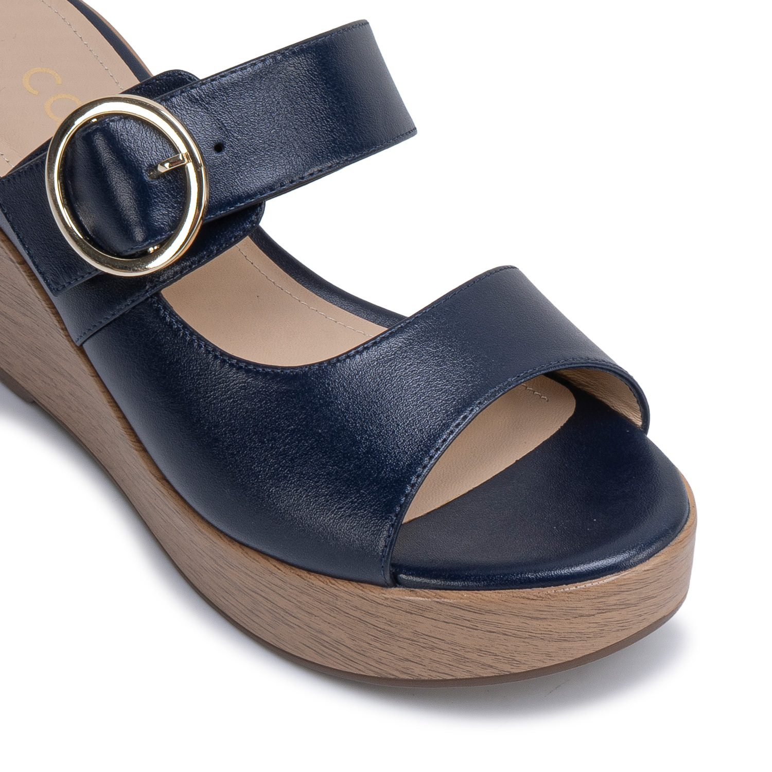 SANDALIA SLIDE CASUAL LINDA-2713 PATRIO/BL VIALE CUERO - 3