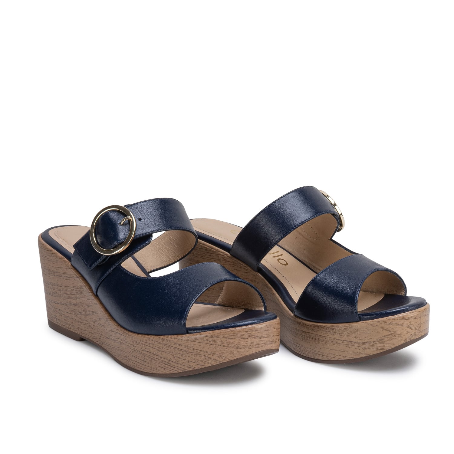 SANDALIA SLIDE CASUAL LINDA-2713 PATRIO/BL VIALE CUERO - 4