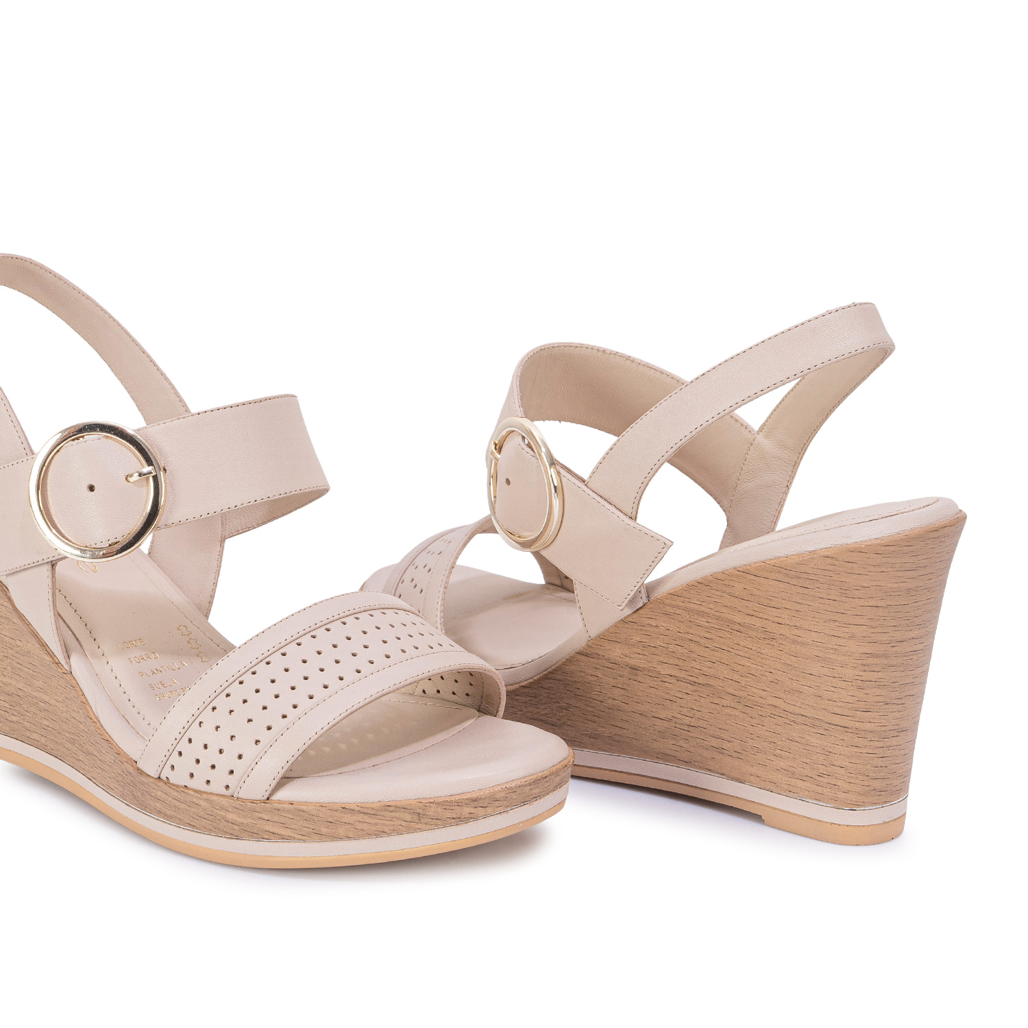 SANDALIA D'ORSAY CASUAL DAYA-2703 PALO/ROSA VIALE CUERO - 2