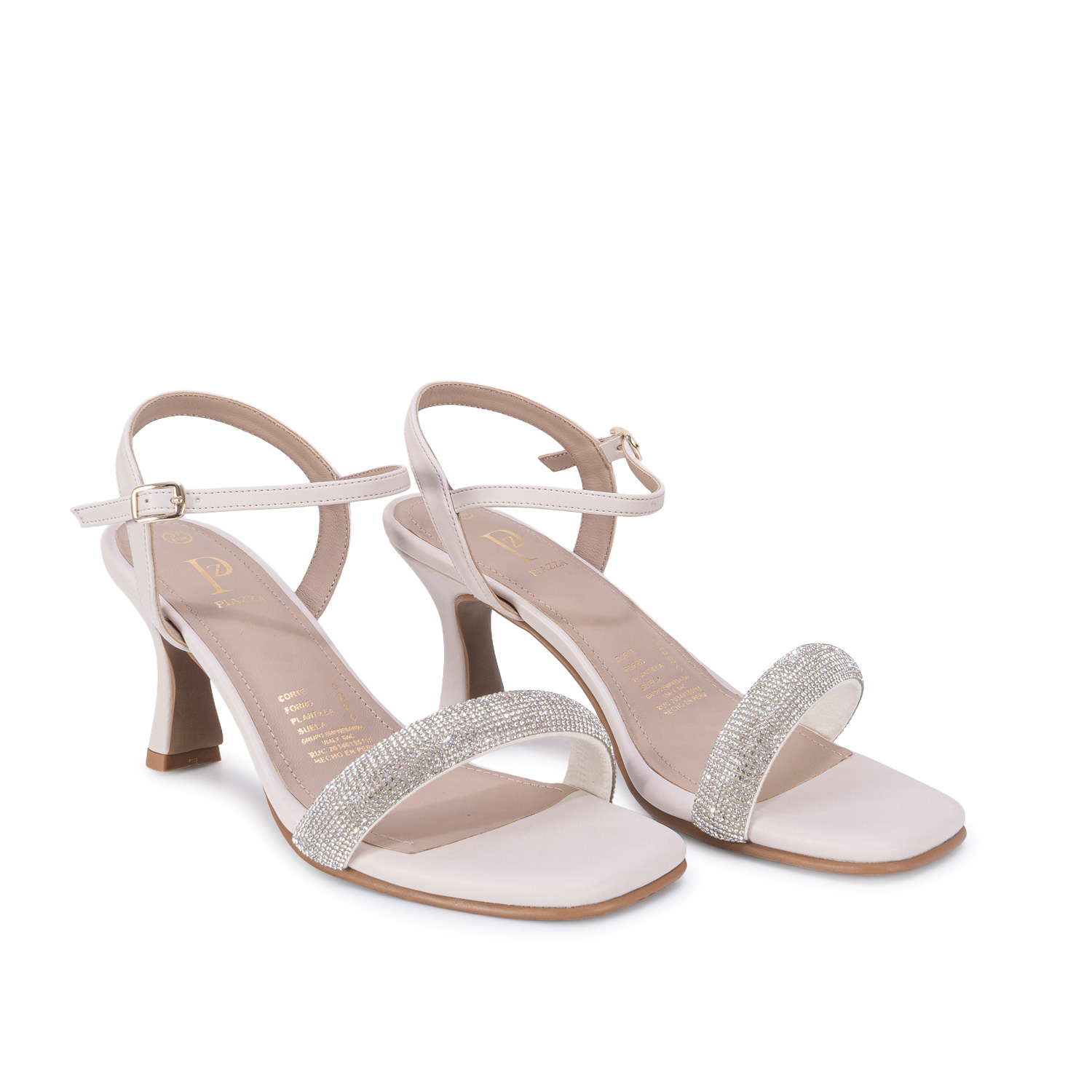 SANDALIA D'ORSAY CASUAL DON-2707 HUESO PIAZZA - 4