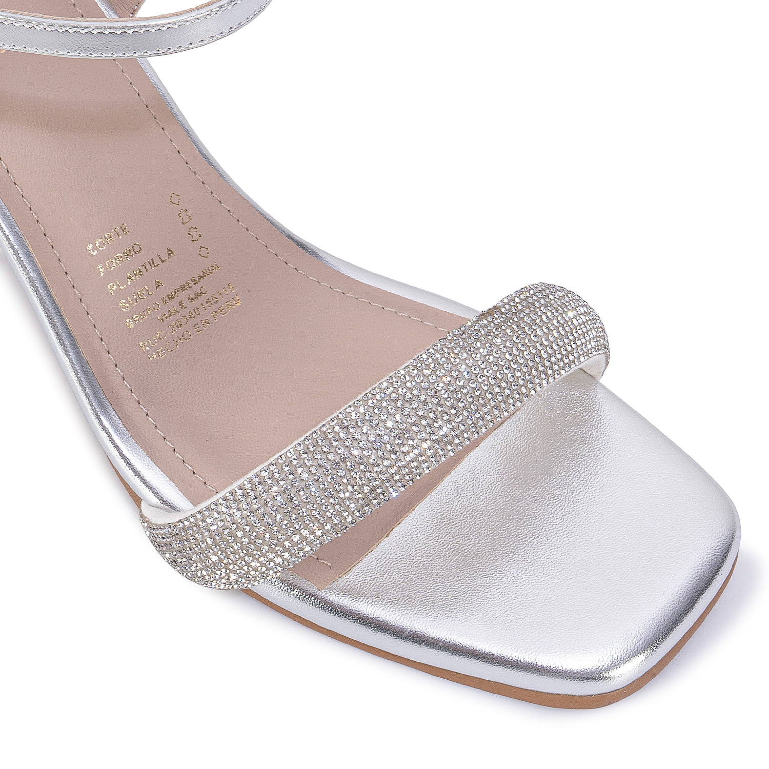 SANDALIA D'ORSAY CASUAL DON-2707 PLATA PIAZZA - 3