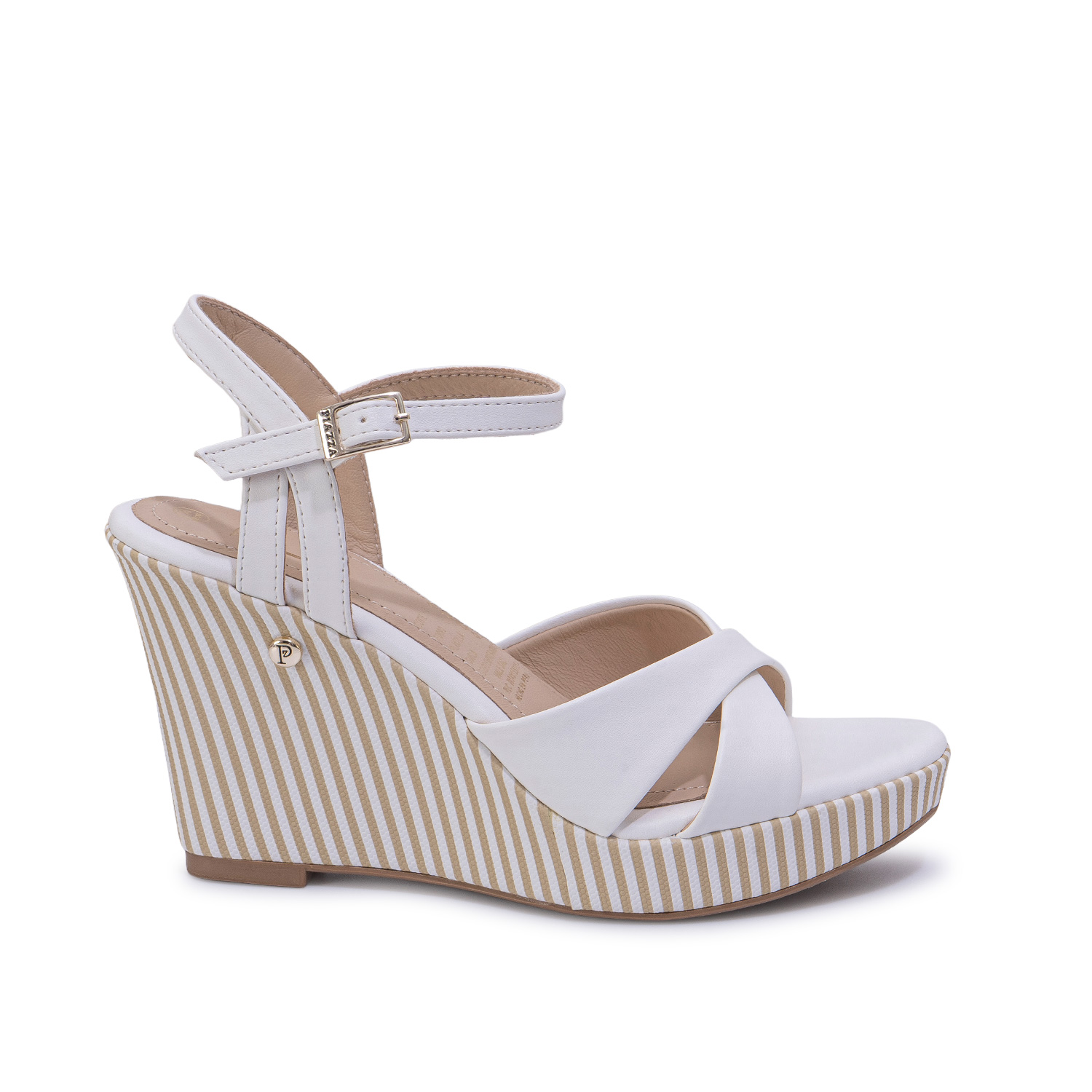 SANDALIA D'ORSAY CASUAL WAL-2703 BLANCO PIAZZA - 1
