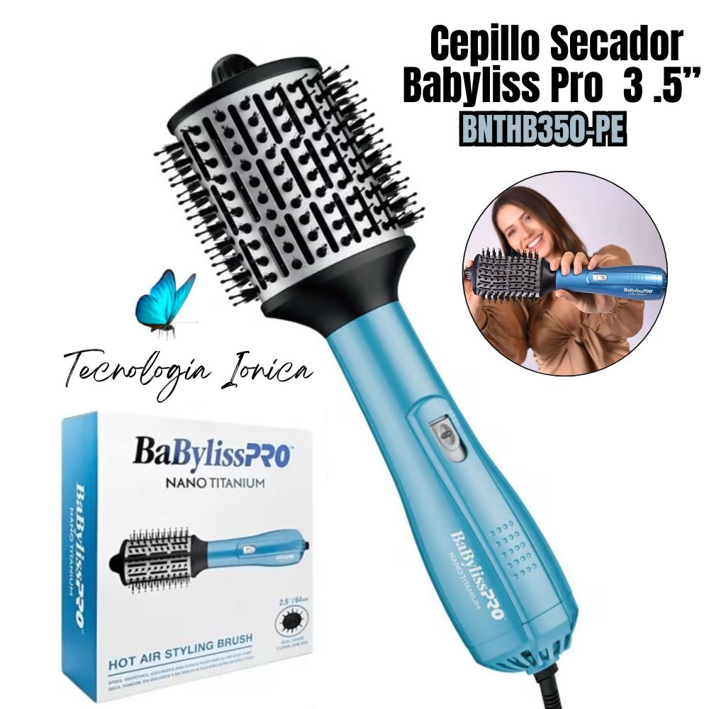 CEPILLO SECADOR BABYLISS PRO BNTHB350-PE AIRE CALIENTE 35' - 1