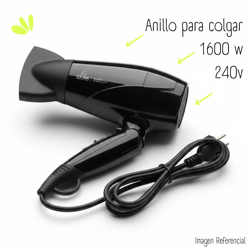SECADORA CABELLO GAMA BECH0000002741 1600W HELIOS - 3