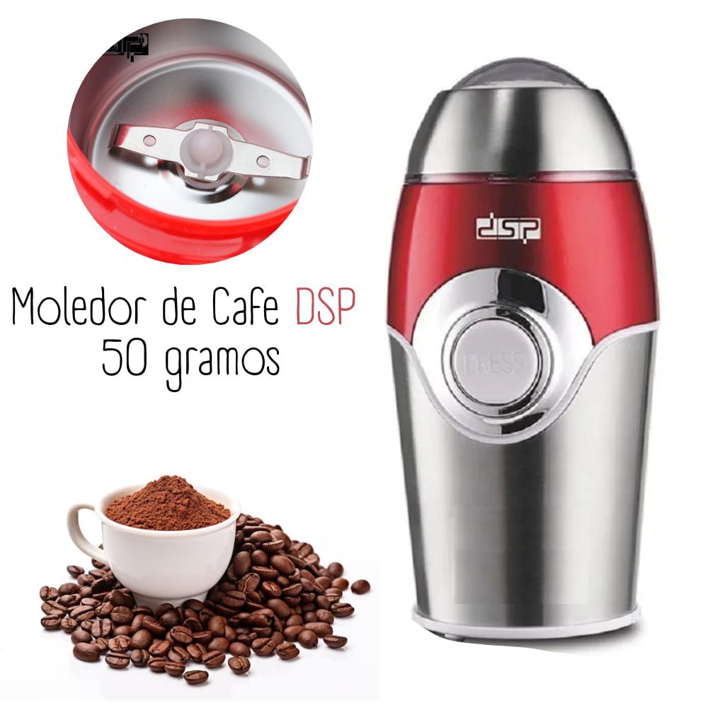 MOLEDOR DE CAFE ELÉCTRICO DSP KA3001N 50 GRAMOS - 200 WATTS - 4