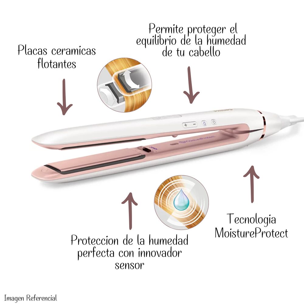 PLANCHA DE CABELLO STRAIGHTCARE PHILIPS – HP8372 - 2
