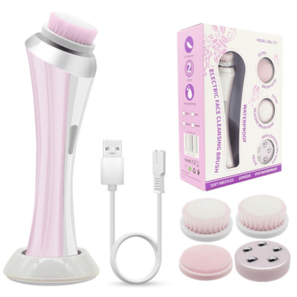 MASAJEADOR Y LIMPIADOR FACIAL 3 EN 1 RECARGABLE GBL-737 - 3