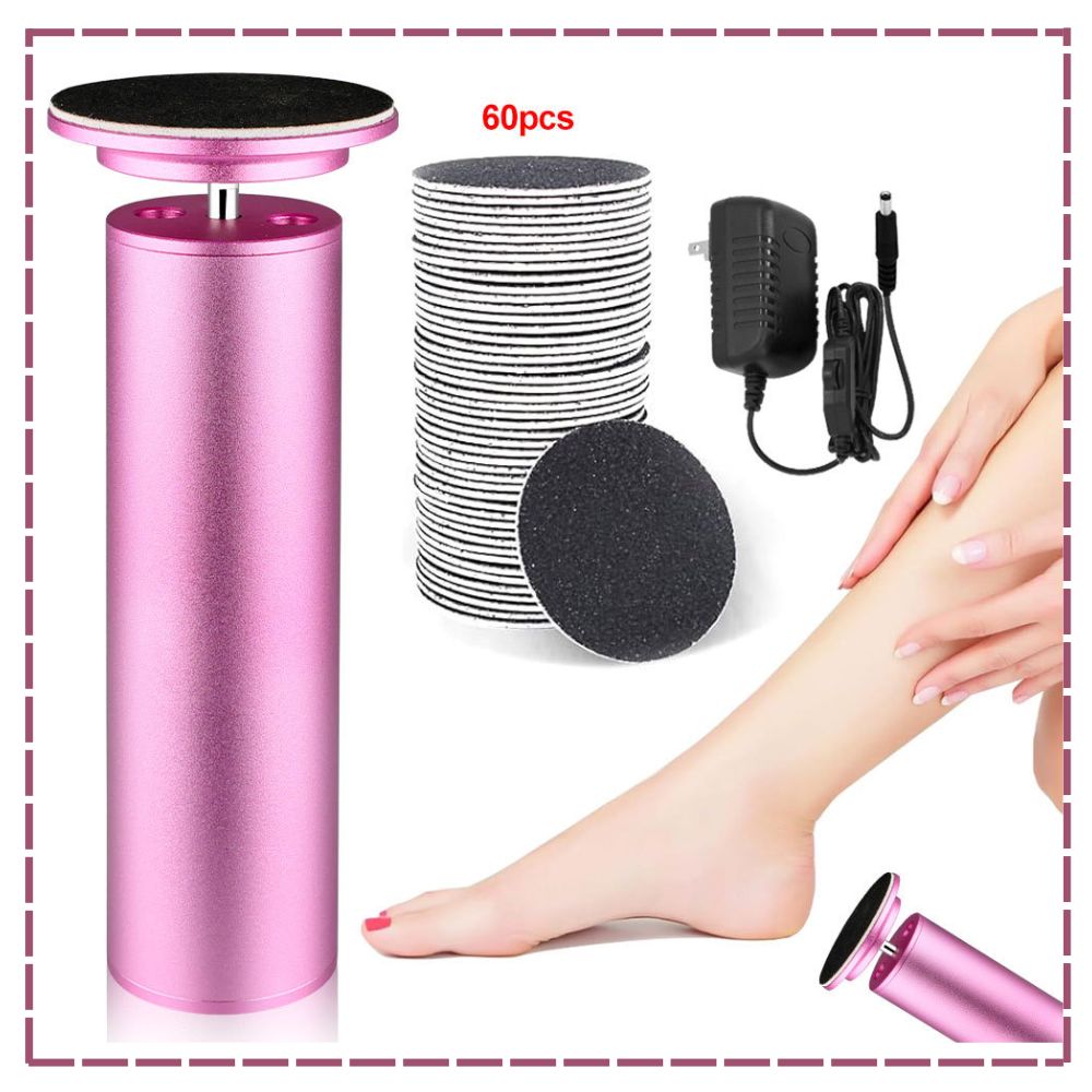 REMOVEDOR DE CALLOS ELÉCTRICO CON 60 DISCOS-FUCSIA - 5