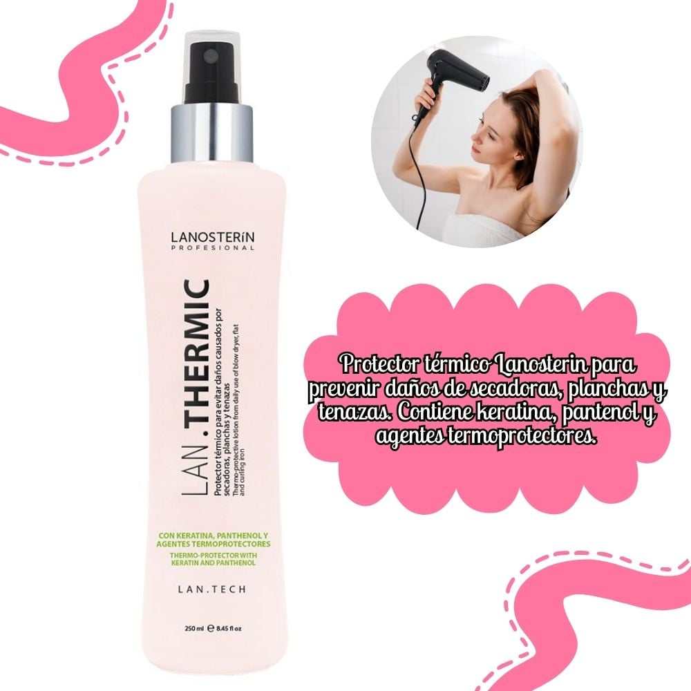PROTECTOR TÉRMICO CAPILAR LANOSTERIN - FRASCO 250 ML - 2