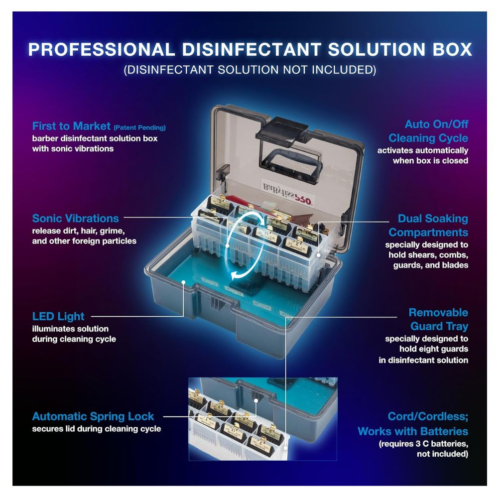 BABYLISSPRO BARBERSONIC CAJA DESINFECTANTE PARA HERRAMIENTAS EDISBOX - 2