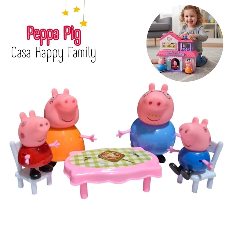 CASA DE PEPPA PIG CON 4 MUÑECOS - 3
